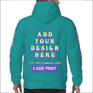 เสื้อสเวตเตอร์ผ้าขนแกะมีฮู้ดสำหรับผู้ชายเสื้อสเวตเตอร์โอเวอร์ไซส์ออกแบบได้ตามต้องการใหม่2025 - Product Image 3