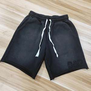 Pantalones cortos de verano de peso pesado para hombre, malla informal de calidad con decoración de patrón sólido sublimado y bolsillos - Product Image 6