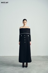 Bon prix LAYLA robe à manches longues vêtements femmes robes femmes haute qualité rayonne Spandex tissu tissé a-ligne Silhouette robe - Product Image 3