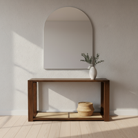 Table console moderne 60 pouces en chêne, écologique et durable, meubles de salon, meubles d'intérieur, vente en gros OEM ODM