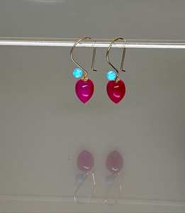 ต่างหูมูนสโตนสีขาวธรรมชาติ 925 เงินสเตอร์ลิงอาร์ตเดโคงานแต่งงานของขวัญสำหรับผู้หญิง - Product Image 4