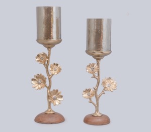 Portavelas Metálico Premium con Color y Logotipo Personalizados, Impermeable, NUEVO, para Iluminación Decorativa en Hoteles, Hogares y Espacios Comerciales - Product Image 2