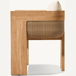 Chaise individuelle de style moderne, adaptée à l'extérieur, avec accoudoirs confortables, durable et résistante aux termites - Product Image 3