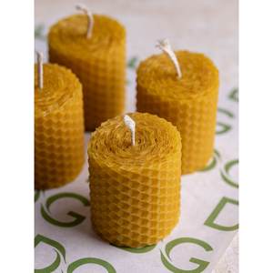 Collection de bougies en cire d'abeille 4 pièces - Product Image 2
