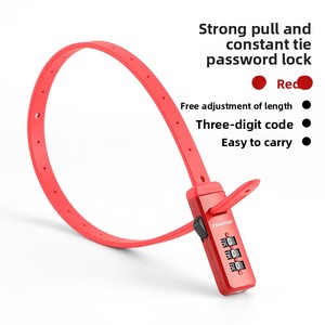 Cadenas antivol à combinaison à 3 chiffres pour vélo, avec câble réglable pour <span class=keywords><strong>casque</strong></span> de vélo, sangle de sécurité portable pour cyclisme - Product Image 6