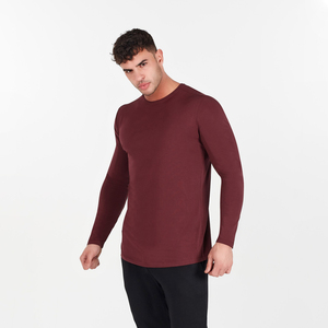 <b>Men's</b> <b>Long</b> <b>Sleeve</b> Athletic Sports T-Shirts Tops <b>Men</b> Gym <b>Tshirt</b> - Product Image 1