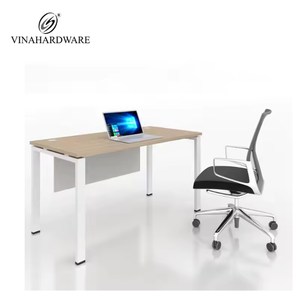 โต๊ะเหล็กใส่คอมพิวเตอร์เก้าอี้สบายเฟอร์นิเจอร์สำนักงานรูปตัวแอลทันสมัยทนทาน - Product Image 4