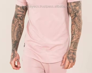 T-shirts d'été à manches courtes en molleton pour hommes, imprimés avec un logo personnalisé, 90% coton, 10% polyester, poids lourd - Product Image 6