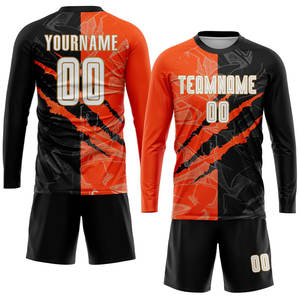 Vente en gros, uniformes de football imprimés par sublimation avec logo personnalisé, nouveaux maillots de football sportif - Product Image 4