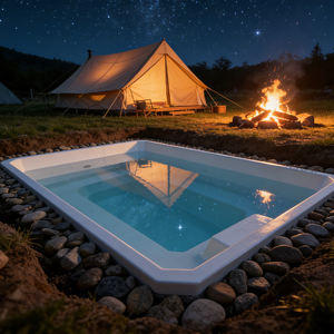 Piscina de Fibra de Vidrio Directo de Fábrica con Jets Personalizables e Iluminación LED, Ideal para Casas de Lujo - Product Image 4