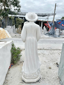 รูปปั้น La Vang ของผู้หญิงพร้อมการรับประกัน1ปีแกะสลักด้วยมือชั้นนำของเวียดนาม - Product Image 3