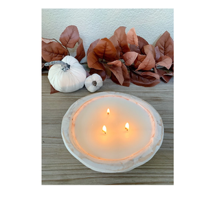 Bougie en bois bol pour vacances décor à la maison sur le thème de Noël pâte en bois bougie bol en bois pâte bol bougie - Product Image 5