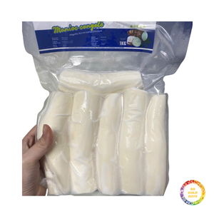 Racines de manioc congelées, nettoyées, pelées et prêtes à cuisiner, parfaites pour la cuisson à la vapeur, l'ébullition ou la friture - Product Image 3