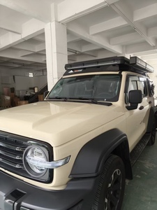 Smarcamp Portable and <strong>Light</strong> Weight 270&deg; Car <strong>Awning</strong> with Aluminum Shell for Camping with LED <strong>Light</strong> - Product Image 5