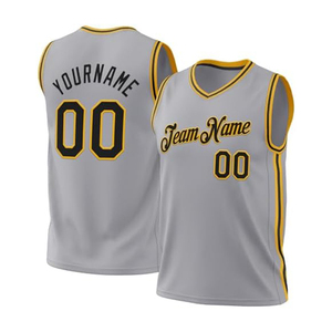 Camisetas de baloncesto de alta calidad para venta personalizada, duradera, Reversible, ropa de baloncesto para hombres, Jersey, Laker, baloncesto, conjuntos de OEM - Product Image 4