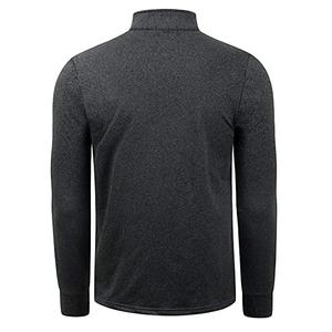 Men's Cationic Quarter <b>Zip</b> Long Sleeve Pullover Soft Stretchy Sporty Running T-<b>shirt</b> for men - Product Image 4