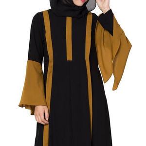 Abaya fabricant pakistanais nouvelle dernière conception Oem personnalisé Dubai Abaya Kaftan élégant Royal femmes Cool Maxi Robe arabe Abaya - Product Image 6