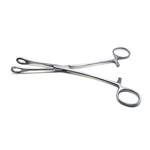 Forceps de vendaje recto y curvo de acero inoxidable Foerster Clip de sujeción de esponja - Product Image 5