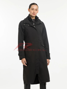 Long manteau d'équitation personnalisé pour femmes OEM durable coupe-vent évacuation de l'humidité léger mouvement flexible élégant équestre - Product Image 3