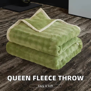 Plaid de luxe imperméable personnalisable en gros pour la maison moderne et l'hôtel, couverture d'hiver polyvalente pour superposition et accentuation - Product Image 3