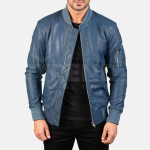 Blouson d'aviateur à capuche pour hommes, design personnalisé OEM, toile PU de haute qualité, support léger grande taille pour l'hiver, véritable non-tissé - Product Image 1