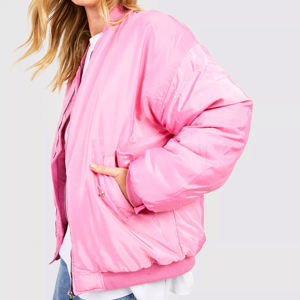 Chaqueta Bomber cómoda y transpirable para mujer, ropa informal, chaqueta Bomber de secado rápido para mujer más vendida - Product Image 3