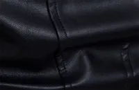 Veste en cuir noir pour homme, style motard, avec des matériaux de haute qualité - Prix de gros, veste en cuir véritable