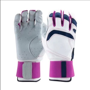 Guantes de Bateo de Cuero para Béisbol, Sóftbol y Cricket para Adultos, Fabricante OEM, Venta al Por Mayor - Product Image 4