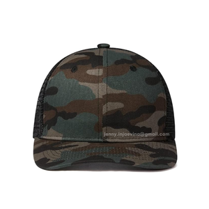 Vente en gros de chapeaux camouflage personnalisés 6 panneaux casquettes de camionneur dos en maille casquettes légères et respirantes chasse Sport Gorras ODM OEM Design Logo - Product Image 3