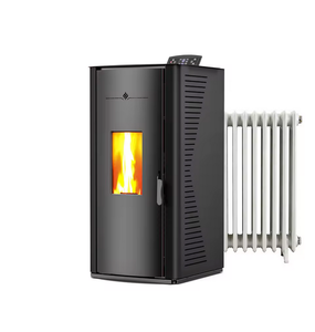 Estufa de Pellets de Agua Caliente de 19.2KW, Diseño Moderno, con Alimentación Automática de Pellets, Control WIFI, para Uso Industrial y Doméstico - Product Image 2