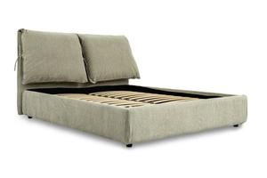 Scandinavo camera da <span class=keywords><strong>letto</strong></span> mobili morbido <span class=keywords><strong>letto</strong></span> in tessuto <span class=keywords><strong>con</strong></span> elegante cuscino <span class=keywords><strong>testiera</strong></span> stile moderno elegante - Product Image 2