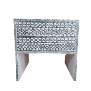 ลิ้นชักเก็บของลายมุกแม่ของใหม่ทันสมัยข้างโต๊ะทำด้วยมือราคาขายส่งจากเวียดนาม - Product Image 1