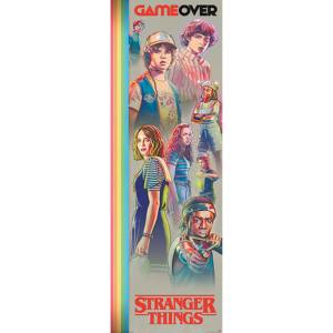 Póster de Estilo Moderno de Stranger Things, Diseño de Arte Mural con Temática de Game Over - Product Image 1