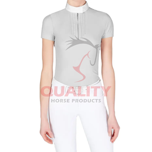 Camiseta de Compresión Innovadora para Mujer, para Montar a Caballo, Capa Base Térmica, Poliéster y Elastano, Equitación, Máxima Comodidad y Calor - Product Image 4