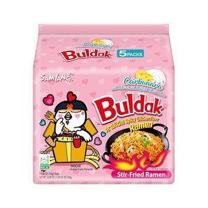 Cung cấp bán buôn Samyang buldak Carbonara nóng hương vị gà Ramen mì ăn liền (5PC x 140g) - Product Image 6