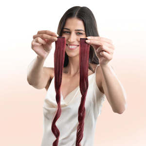Extensions de cheveux à clipser, lot de 2, 100% cheveux humains - Product Image 1