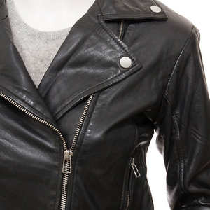 เสื้อแจ็คเก็ตหนังแท้สำหรับผู้หญิง รุ่น Best Arrival แบบเย็บลายตาราง สำหรับฤดูหนาว แขนยาว กันน้ำ กันลม ระบายอากาศได้ดี ทันสมัย - Product Image 5