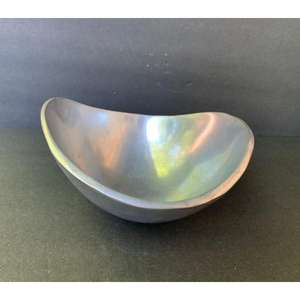 Cuenco para servir de calidad superior, exhibición de frutas, cuenco plateado minimalista, pájaro dorado en la parte superior, cuenco decorativo de aluminio elegante, decoración del hogar - Product Image 6