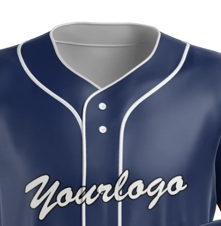 Maillot de baseball personnalisé 100% polyester, ensemble de vêtements de sport respirant de haute qualité, uniforme avec fermeture à boutons, impression par sublimation - Product Image 5