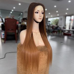 Plus haute qualité belles perruques vrais cheveux humains 100% vietnamien cheveux humains os droite couleur fermeture perruque 2025 - Product Image 3