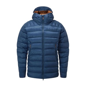 Vêtement de montagne respirant avec fermeture éclair personnalisée, fabrication d'usine, MOQ faible, veste d'extérieur matelassée à capuche, hiver lourd, ski, snowboard - Product Image 3