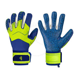 Gants de football en cuir professionnels de haute qualité pour gardiens de but doigts de protection respirants - Product Image 1