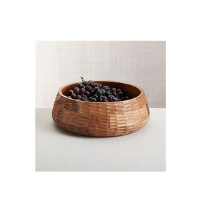 Cuenco de madera tradicional con construcción duradera, el mejor para uso diario, estilo de mesa y Decoración interior rústica - Product Image 1
