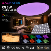 Panneau LED RGBW haute densité découpable et flexible pour la décoration de marbre et les applications d'éclairage créatif pour événements
