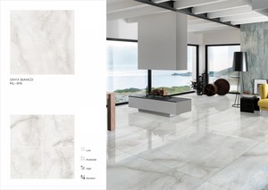 Orient White 800x800mm Porcelaine 80x80cm Carreaux brillants GVT Arabie Saoudite - Product Image 6