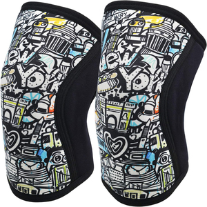 Heavy Duty <b>Knee</b> <b>Sleeves</b> for Weight Training and Powerlifting Factory Direct Custom Fit for Maximum Support - Product Image 2