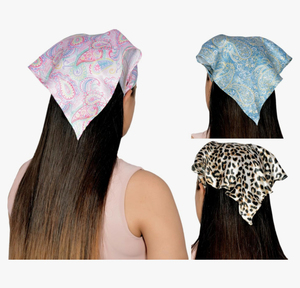 Foulard bandana foulards carrés personnaliser Logo imprimé produit pas cher meilleur haute qualité coton Polyester chapeaux cheveux Bandana - Product Image 3