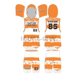 Maillot de compression jeunesse 7v7 sans manches avec capuche sublimé 7 sur 7 uniformes de football de haute qualité - Product Image 5