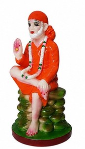 Figura Religiosa Artesanal Colorida Esculpida en FRP para Decoración de Hogar y Bodas, Diseño Tradicional para Mesa de Salón - Product Image 6