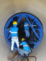 Probadores de Juntas de Tuberías Personalizables para Pruebas de Fugas Hidrostáticas, Presión de Trabajo de 2.5-25 bar, DN100-4000mm, NBR/CR/EPDM